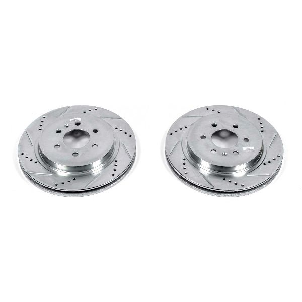 2004-2009 Cadillac SRX Disc Brake Rotor Set - Rear (Powerstop)