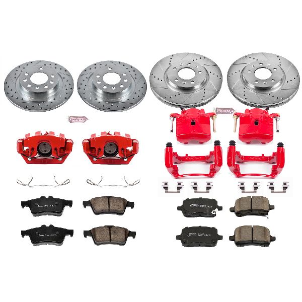2006-2009 Pontiac Solstice Disc Brake Kit - Front and Rear (Powerstop)
