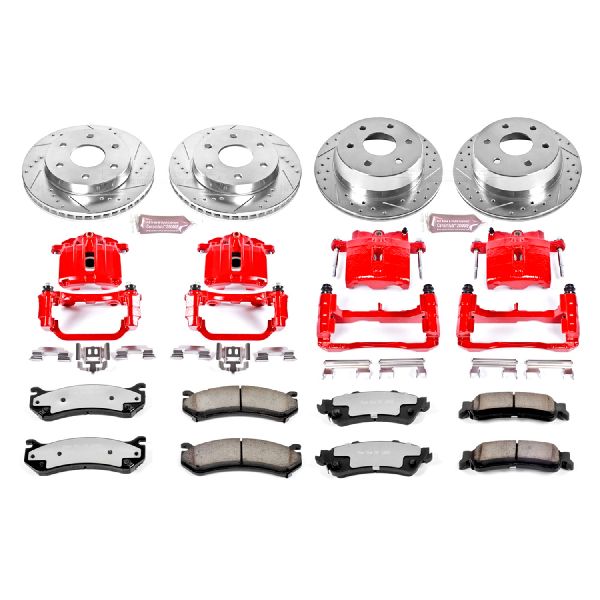 2003-2005 Chevrolet Astro Disc Brake Kit - Front and Rear (Powerstop)