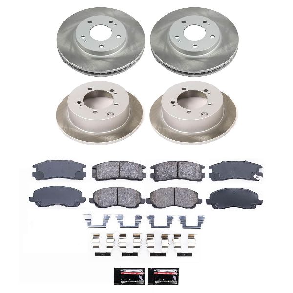 2000-2003 Mitsubishi Galant Disc Brake Kit - Front and Rear (Powerstop)