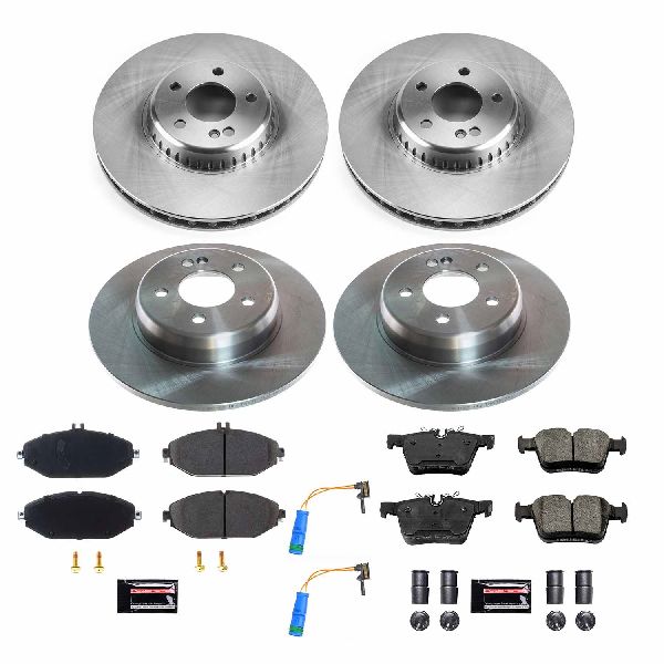 2017-2018 Mercedes-Benz C300 Disc Brake Kit - Front and Rear (Powerstop)