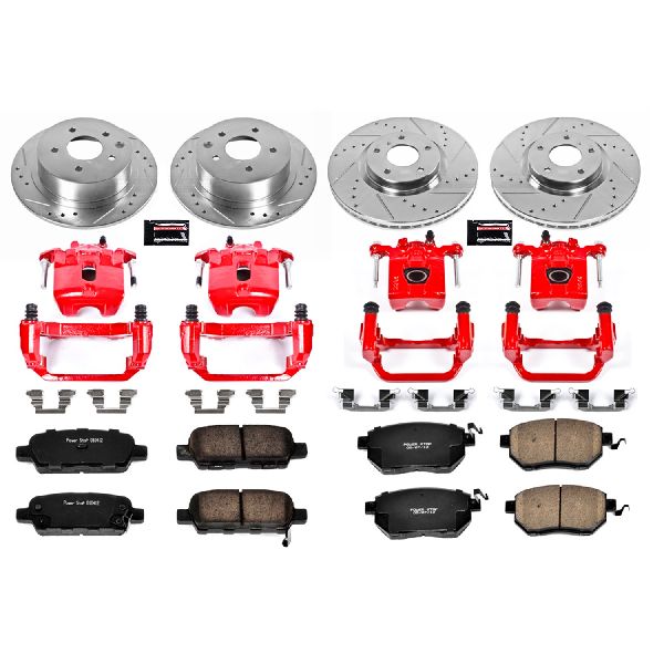2007-2008 Nissan Maxima Disc Brake Kit - Front and Rear (Powerstop)