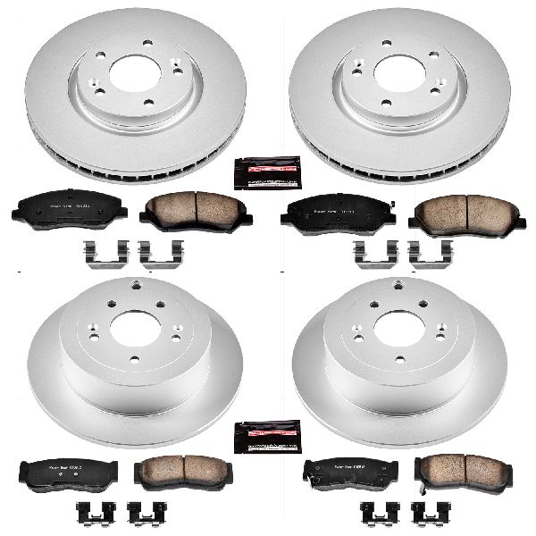 2007-2009 Hyundai Santa Fe Disc Brake Kit - Front and Rear (Powerstop)
