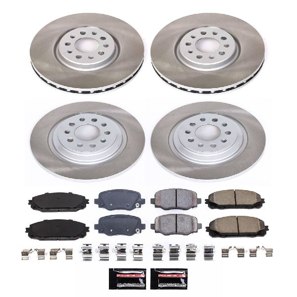 2016-2023 Jeep Cherokee Disc Brake Kit - Front and Rear (Powerstop)