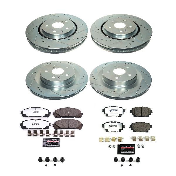 2021-2024 Toyota Sienna Disc Brake Kit - Front and Rear (Powerstop)
