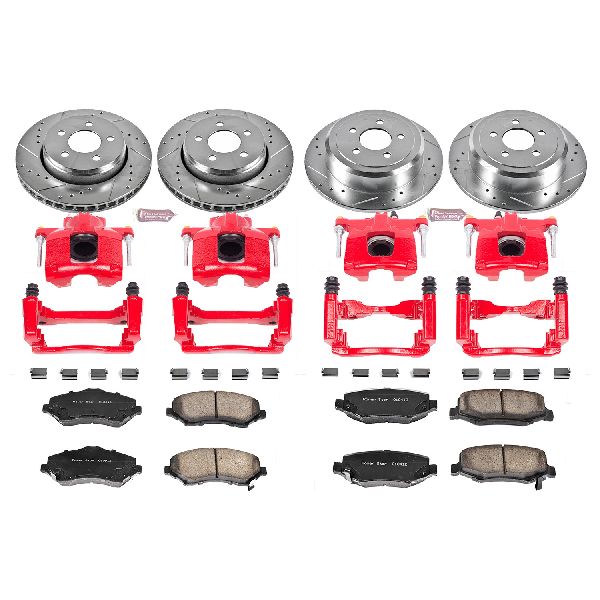 2007-2011 Dodge Nitro Disc Brake Kit - Front and Rear (Powerstop)