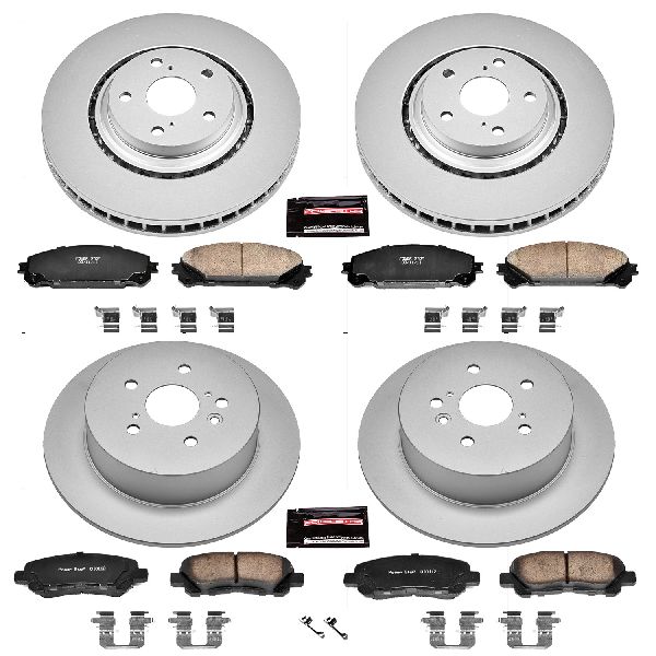 2008-2013 Toyota Highlander Disc Brake Kit - Front and Rear (Powerstop)