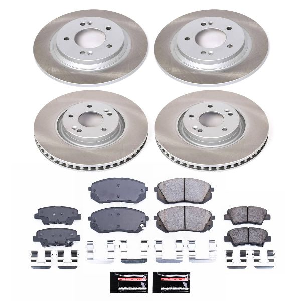 2015 Hyundai Sonata Disc Brake Kit - Front and Rear (Powerstop)