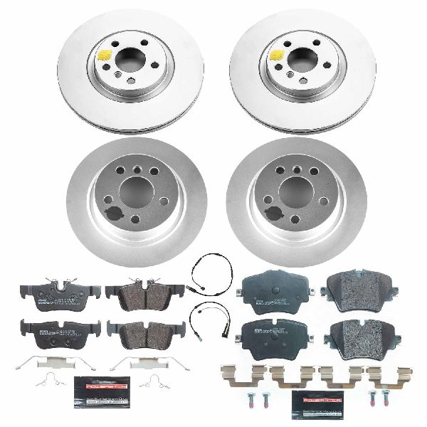 2017-2020 Mini Cooper Countryman Disc Brake Kit - Front and Rear (Powerstop)