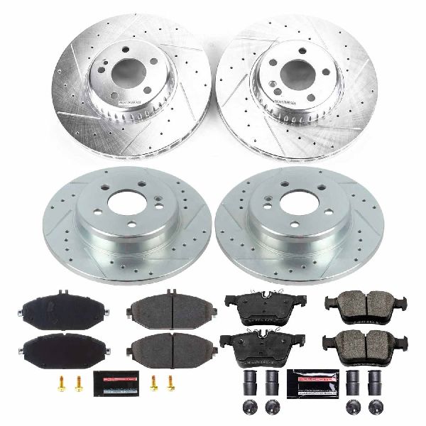 2017-2018 Mercedes-Benz C300 Disc Brake Kit - Front and Rear (Powerstop)