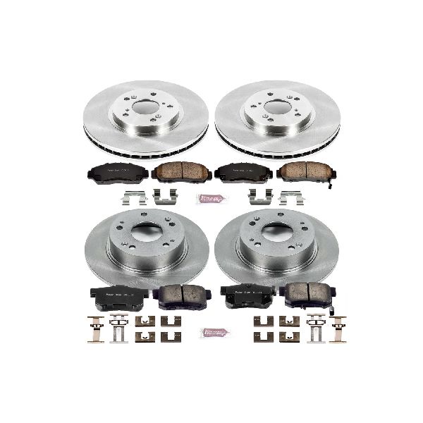 2004-2008 Acura TSX Disc Brake Kit - Front and Rear (Powerstop)