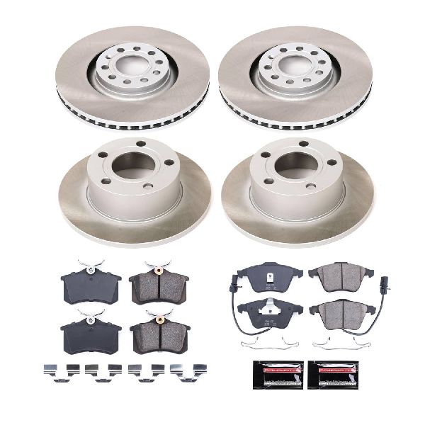 2002-2004 Audi A6 Disc Brake Kit - Front and Rear (Powerstop)