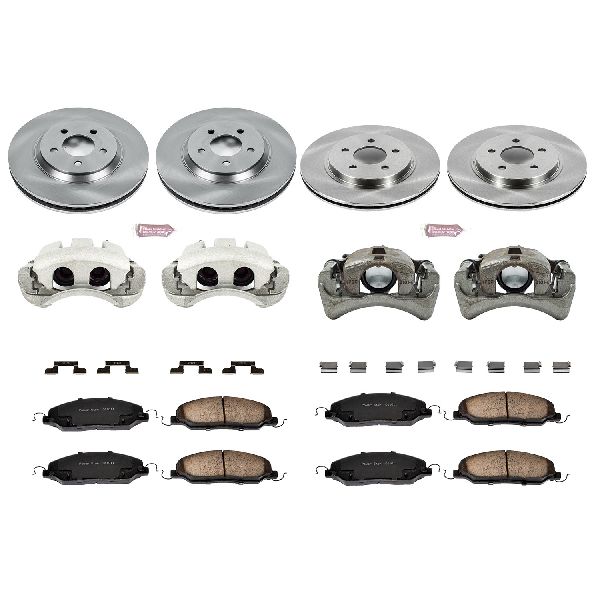 2005-2010 Ford Mustang Disc Brake Kit - Front and Rear (Powerstop)