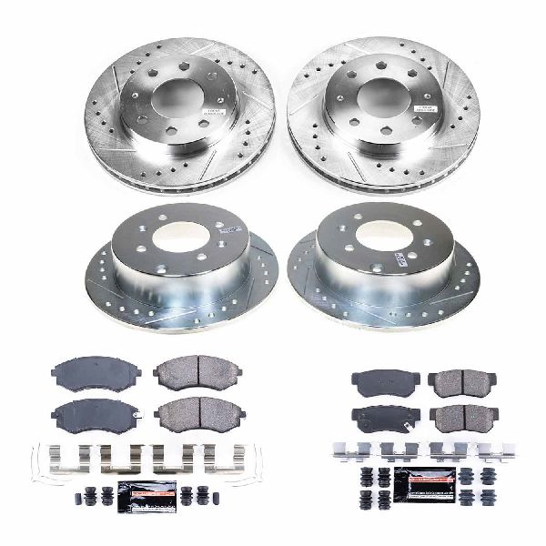 1999-2001 Hyundai Sonata Disc Brake Kit - Front and Rear (Powerstop)