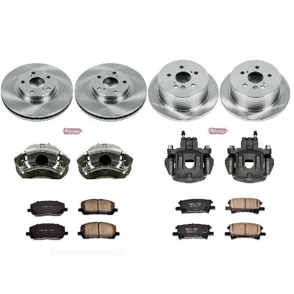 2004-2007 Toyota Highlander Disc Brake Kit - Front and Rear (Powerstop)