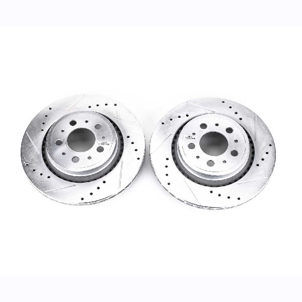 2003-2014 Volvo XC90 Disc Brake Rotor Set - Rear (Powerstop)