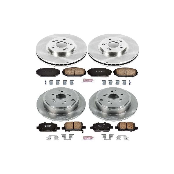 2001-2002 Acura MDX Disc Brake Kit - Front and Rear (Powerstop)