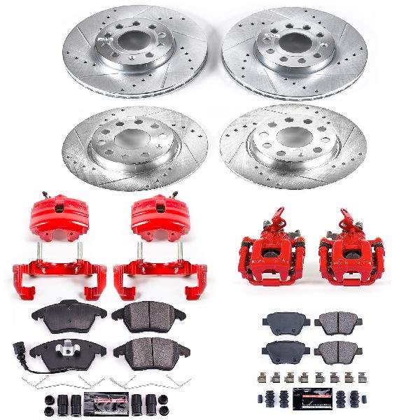 2010-2014 Volkswagen Jetta Disc Brake Kit - Front and Rear (Powerstop)
