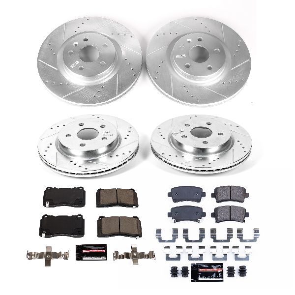 2013-2019 Cadillac XTS Disc Brake Kit - Front and Rear (Powerstop)