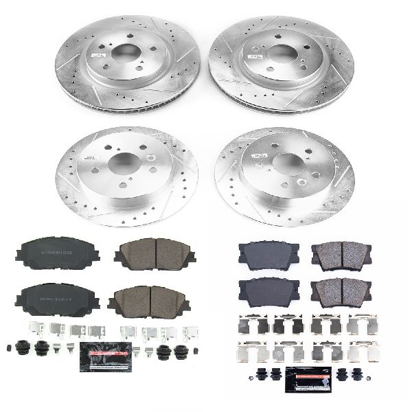 2018-2024 Toyota Camry Disc Brake Kit - Front and Rear (Powerstop)