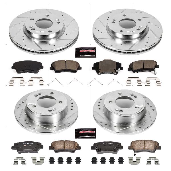 2017-2020 Hyundai Elantra Disc Brake Kit - Front and Rear (Powerstop)