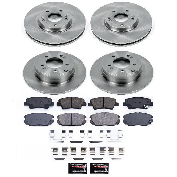 2009-2010 Hyundai Sonata Disc Brake Kit - Front and Rear (Powerstop)