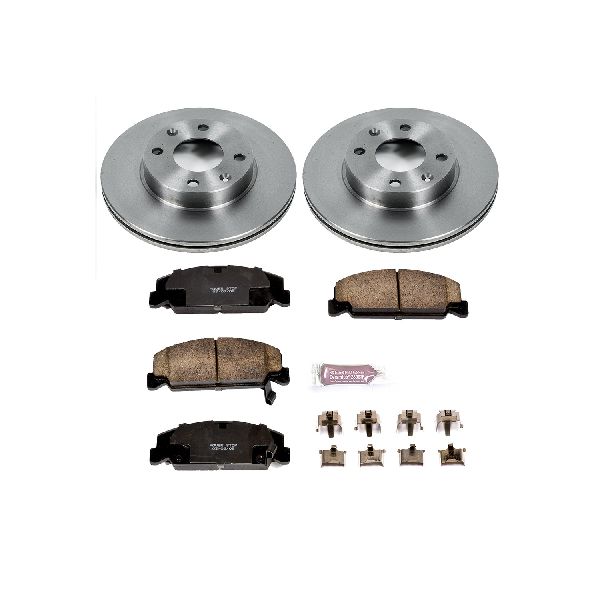 1988-1989 Honda CRX Disc Brake Kit - Front (Powerstop)
