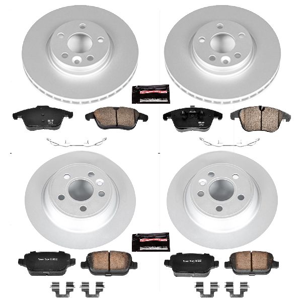 2007-2008 Volvo S80 Disc Brake Kit - Front and Rear (Powerstop)