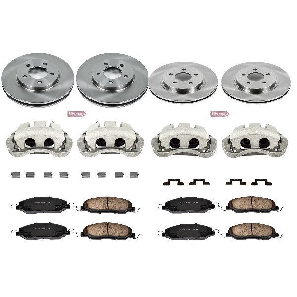 2005-2010 Ford Mustang Disc Brake Kit - Front and Rear (Powerstop)