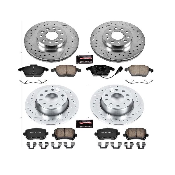 2010 Volkswagen Golf Disc Brake Kit - Front and Rear (Powerstop)