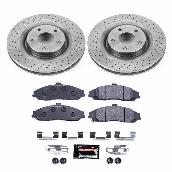 2006-2009 Cadillac XLR Disc Brake Kit - Front (Powerstop)