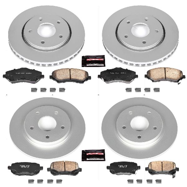 2008-2012 Dodge Grand Caravan Disc Brake Kit - Front and Rear (Powerstop)
