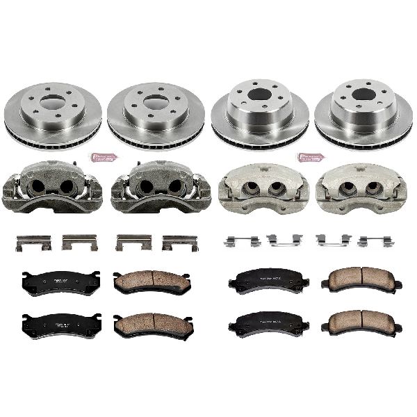 2003-2008 Chevrolet Express 1500 Disc Brake Kit - Front and Rear (Powerstop)
