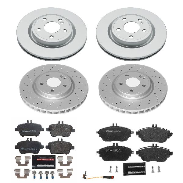 2014-2017 Mercedes-Benz CLA250 Disc Brake Kit - Front and Rear (Powerstop)