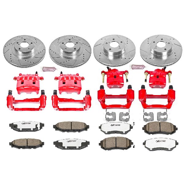2008-2010 Subaru Impreza Disc Brake Kit - Front and Rear (Powerstop)
