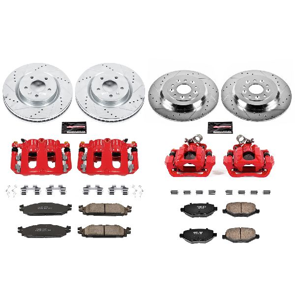 2012-2019 Ford Flex Disc Brake Kit - Front and Rear (Powerstop)