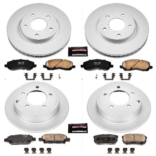 2008-2017 Mitsubishi Lancer Disc Brake Kit - Front and Rear (Powerstop)