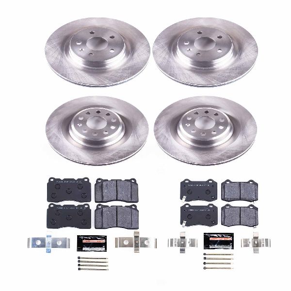2016-2021 Tesla X Disc Brake Kit - Front and Rear (Powerstop)