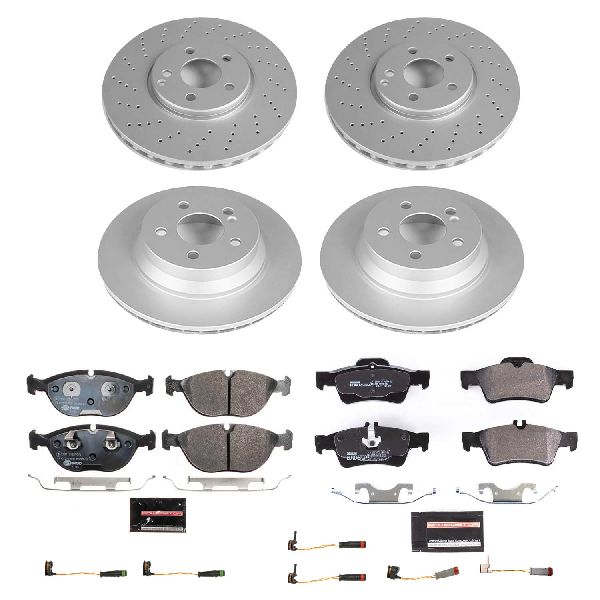 2004-2005 Mercedes-Benz E500 Disc Brake Kit - Front and Rear (Powerstop)