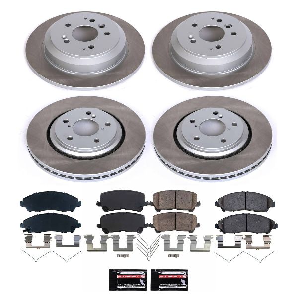 2017-2025 Honda Ridgeline Disc Brake Kit - Front and Rear (Powerstop)