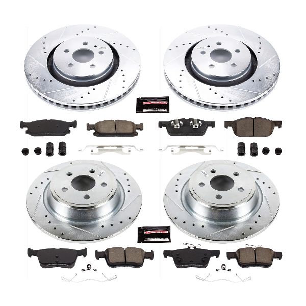 2019-2021 Lincoln Nautilus Disc Brake Kit - Front and Rear (Powerstop)