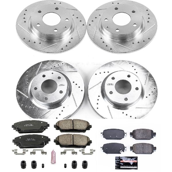 2017-2018 Mazda 3 Disc Brake Kit - Front and Rear (Powerstop)