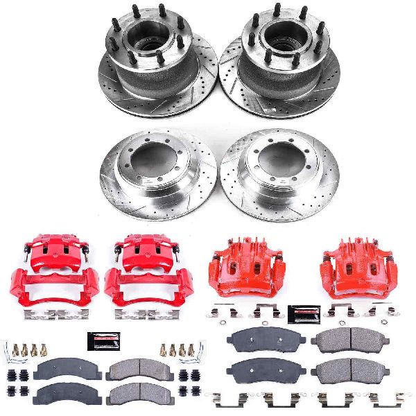 2000-2002 Ford F-350 Super Duty Disc Brake Kit - Front and Rear (Powerstop)