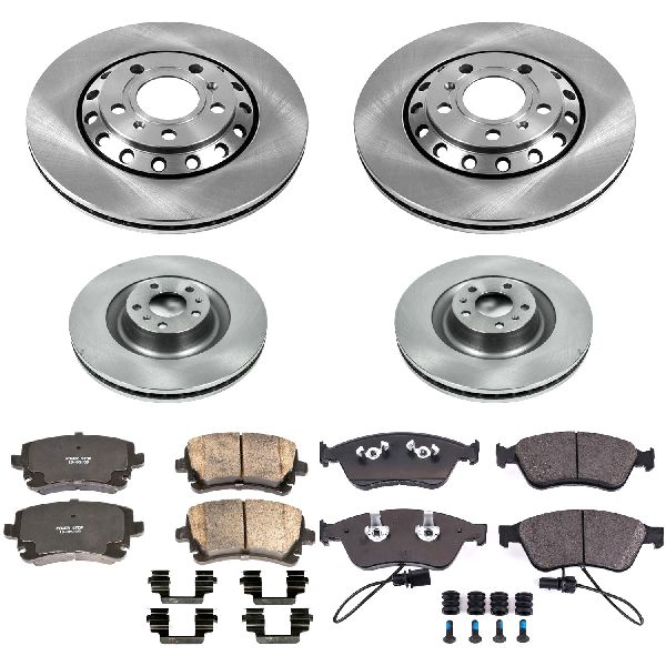 2003-2010 Audi A8 Quattro Disc Brake Kit - Front and Rear (Powerstop)