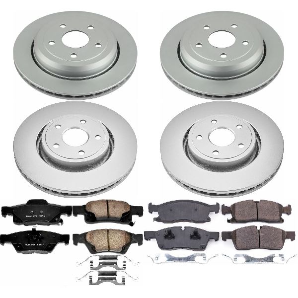 2021-2024 Dodge Durango Disc Brake Kit - Front and Rear (Powerstop)