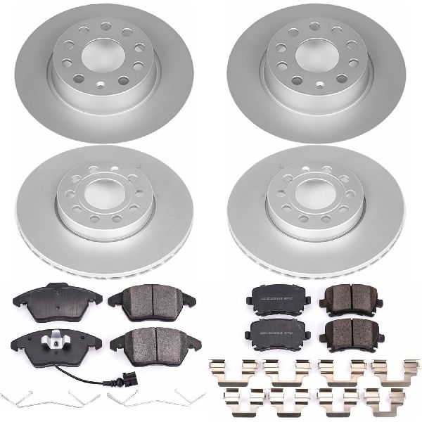 2010 Volkswagen Golf Disc Brake Kit - Front and Rear (Powerstop)