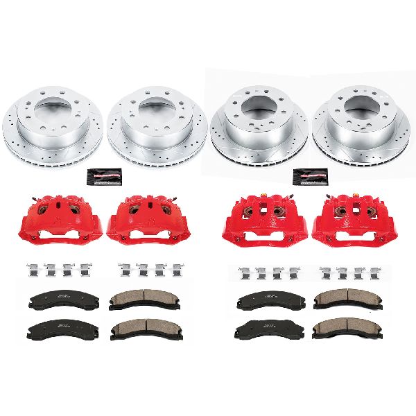 2012-2014 GMC Sierra 2500 HD Disc Brake Kit - Front and Rear (Powerstop)