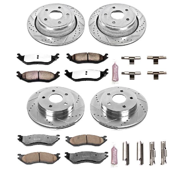 2004-2006 Dodge Durango Disc Brake Kit - Front and Rear (Powerstop)