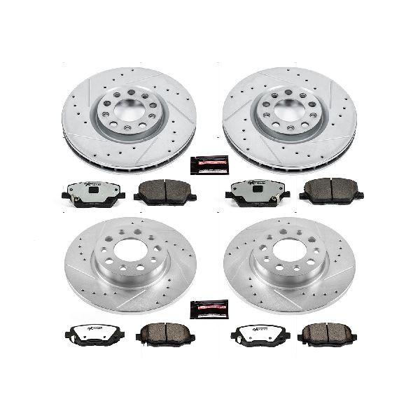 2016-2020 Fiat 500X Disc Brake Kit - Front and Rear (Powerstop)