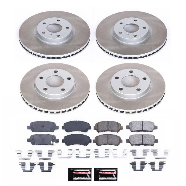 2009-2014 Nissan Maxima Disc Brake Kit - Front and Rear (Powerstop)